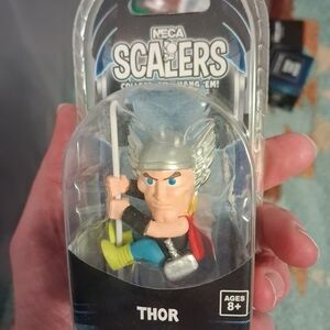 NECA Scalers Thor Action Figure - Silver, Red, Blue